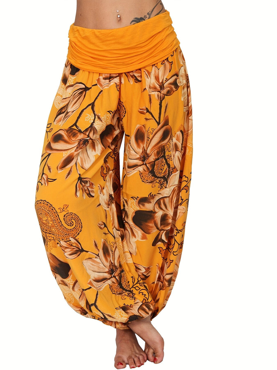 PANTALONS FLORAUX POUR FEMMES