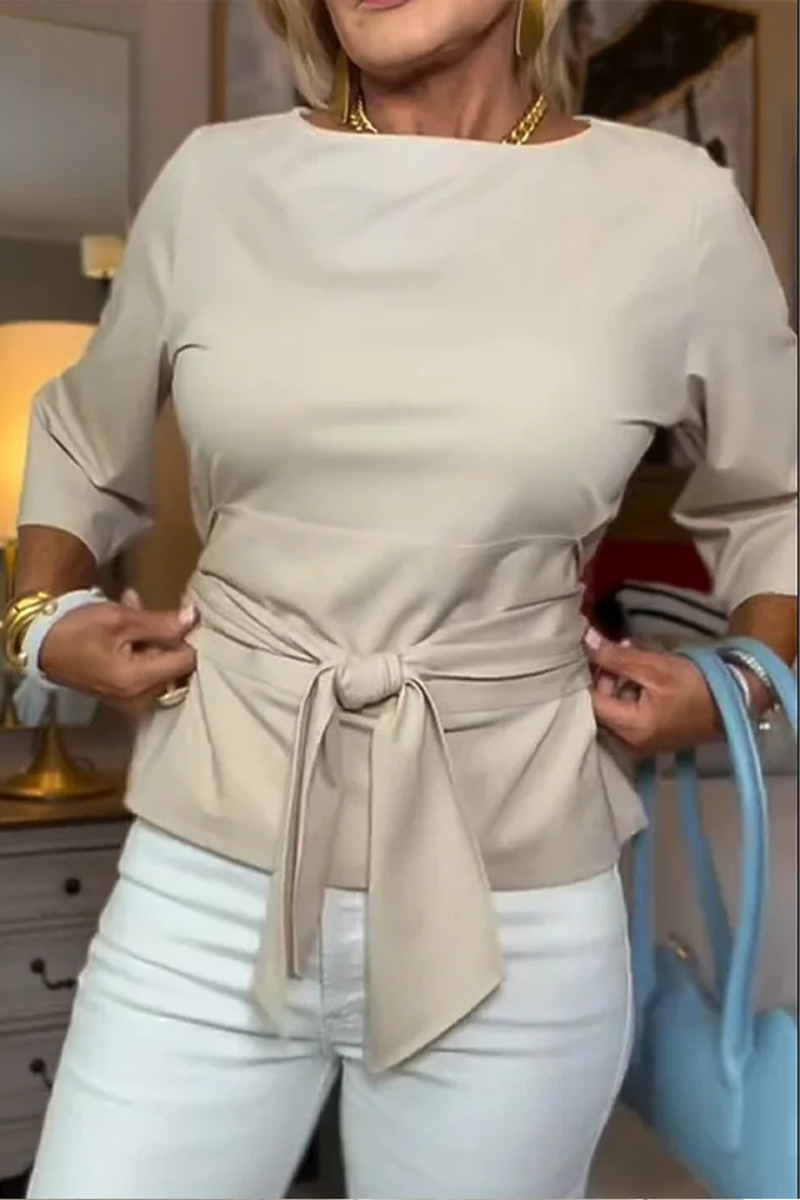 TOP À NOUER À LA TAILLE POUR FEMMES