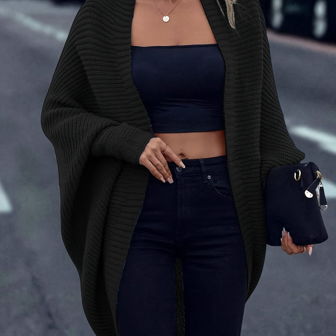 GILET EN TRICOT SURDIMENSIONNÉE POUR FEMMES