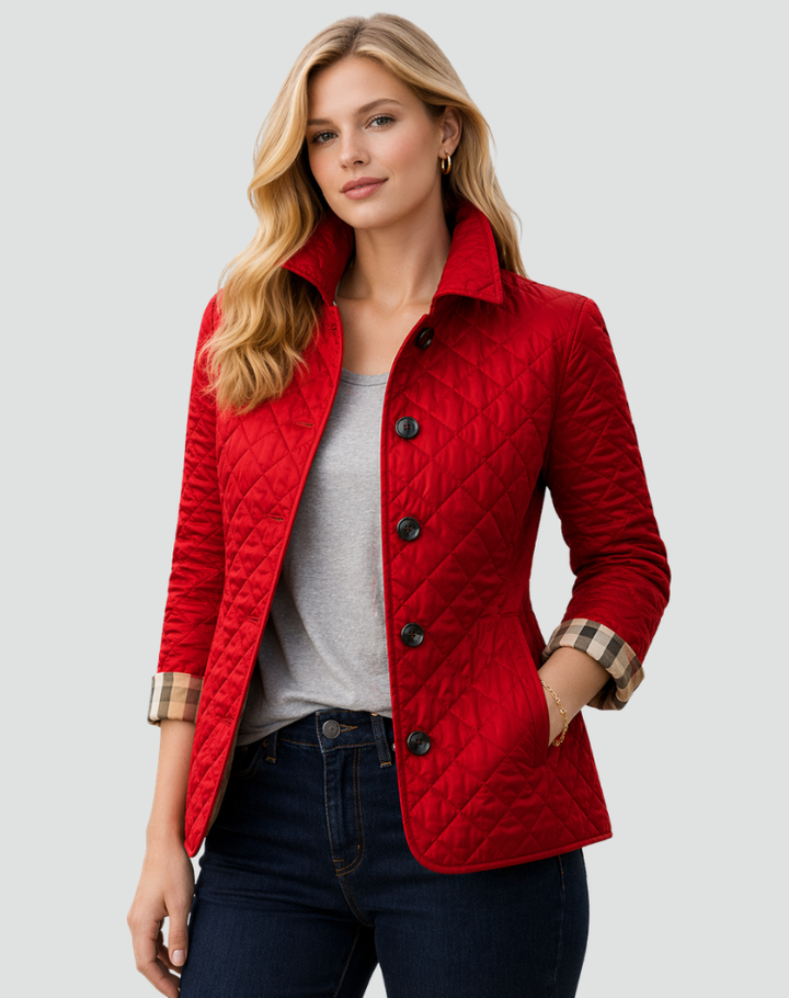 VESTE MATELASSÉE BOUTONNÉE POUR FEMMES