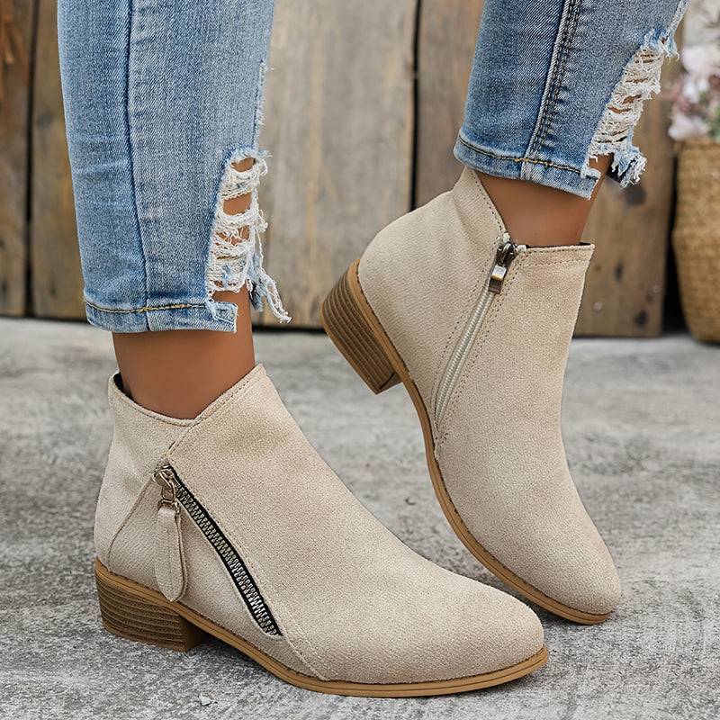 Marjorie™ | Bottines souples à talon stable
