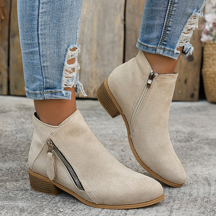Marjorie™ | Bottines souples à talon stable