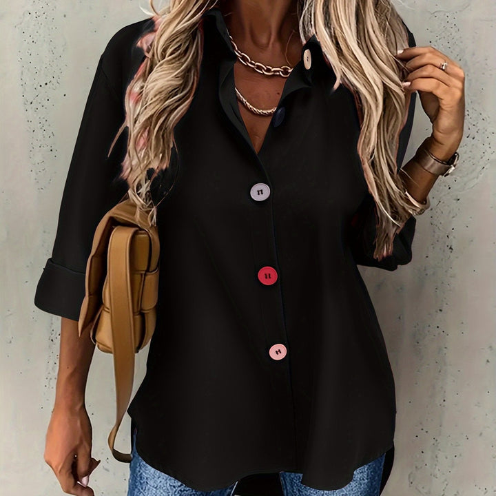 CHIC BLOUSE À BOUTONS POUR FEMMES