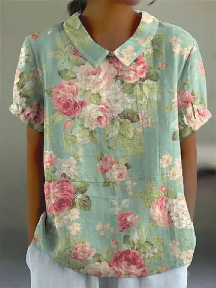 CHEMISE FLORALE PRINTEMPS POUR FEMMES