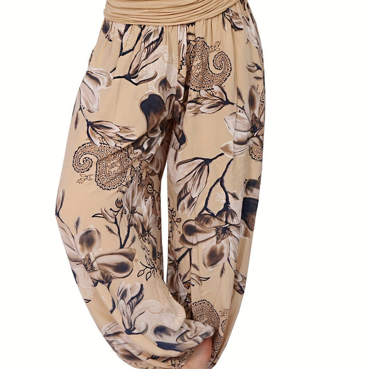 PANTALONS FLORAUX POUR FEMMES