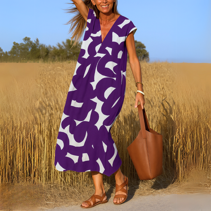 ROBE IMPRIMÉE POUR FEMME