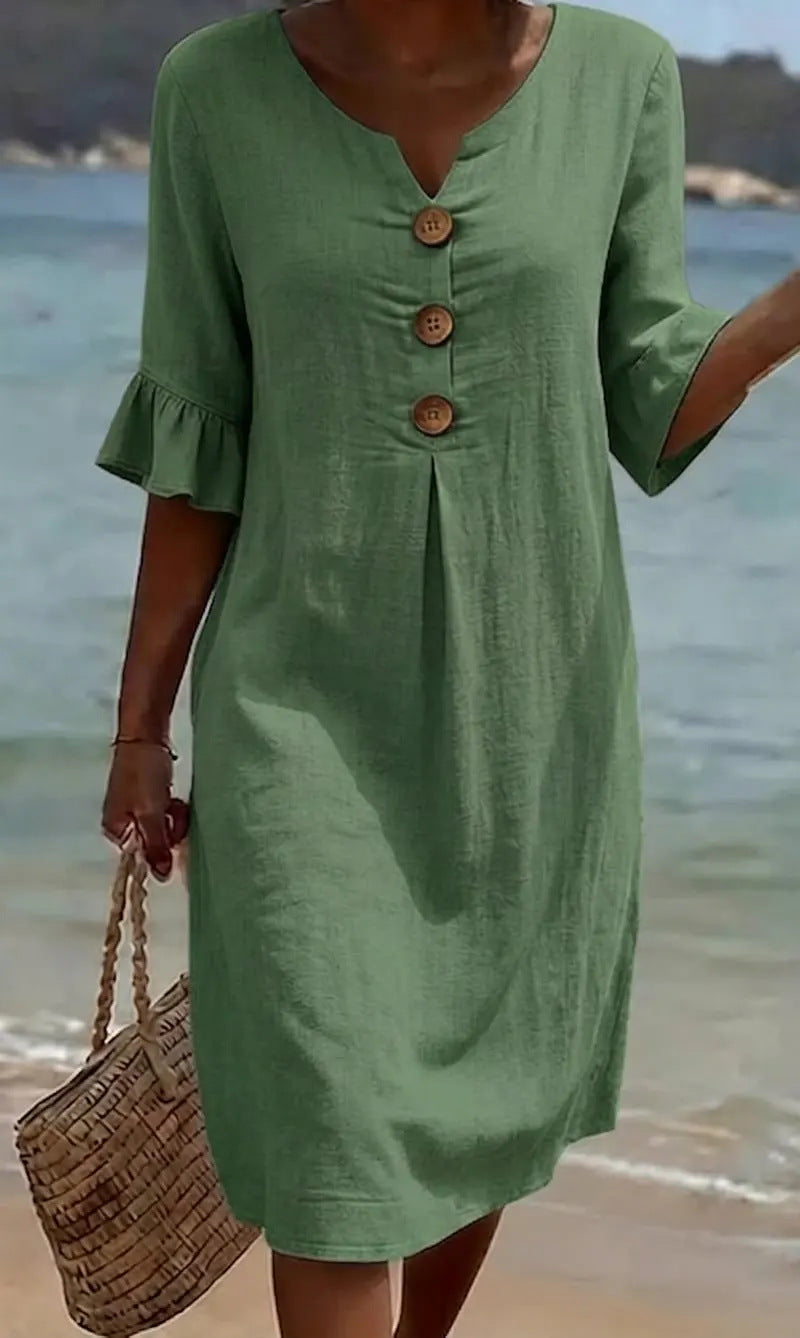 ÉLÉGANTE ROBE COUPE AMPLE POUR FEMMES