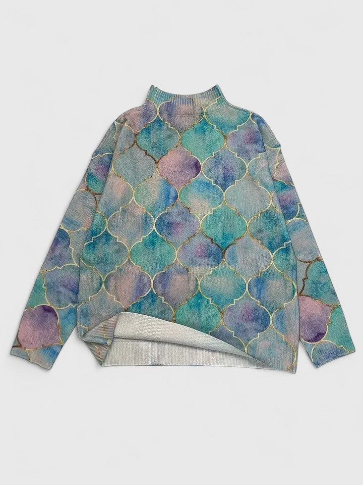 PULL EN MAILLE PASTEL POUR FEMME