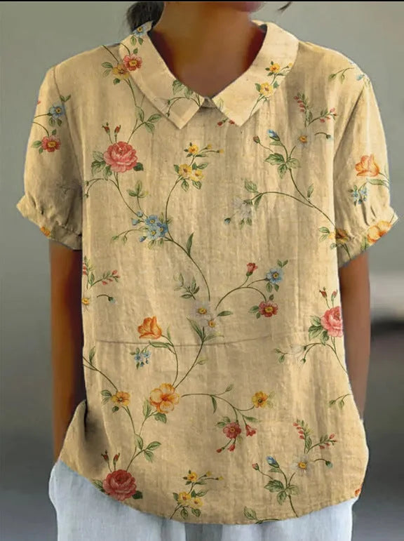 CHEMISE FLORALE PRINTEMPS POUR FEMMES