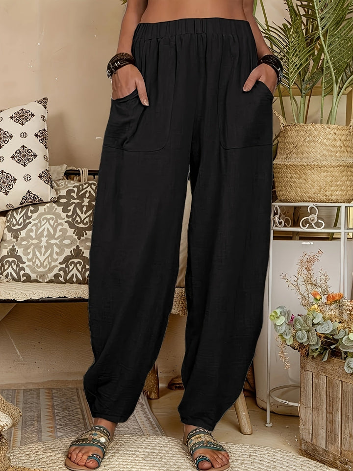 PANTALONS DRAPÉS QUOTIDIENS POUR FEMMES