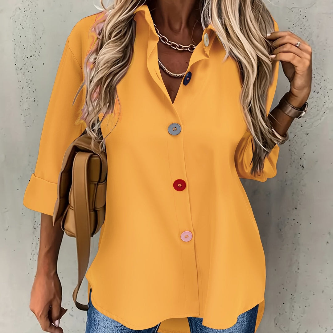 CHIC BLOUSE À BOUTONS POUR FEMMES