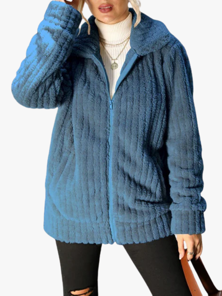 MANTEAU EN PELUCHE POUR FEMMES