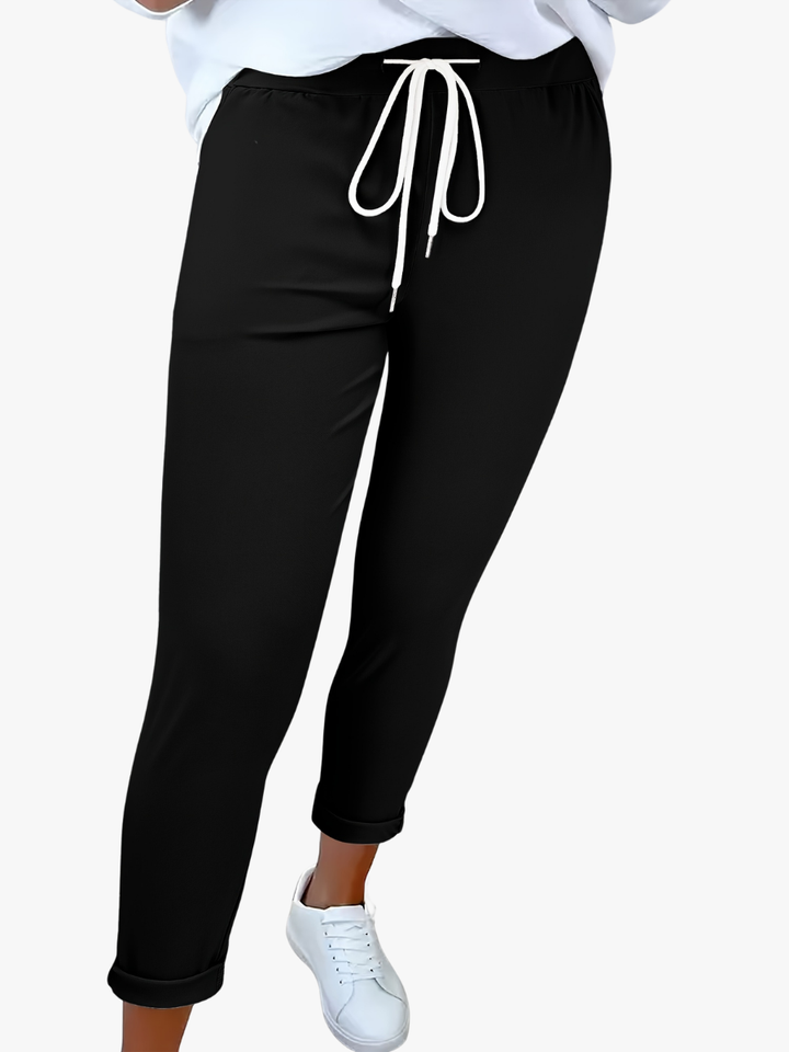 PANTALONS MODERNES À CORDON DE SERRAGE POUR FEMMES