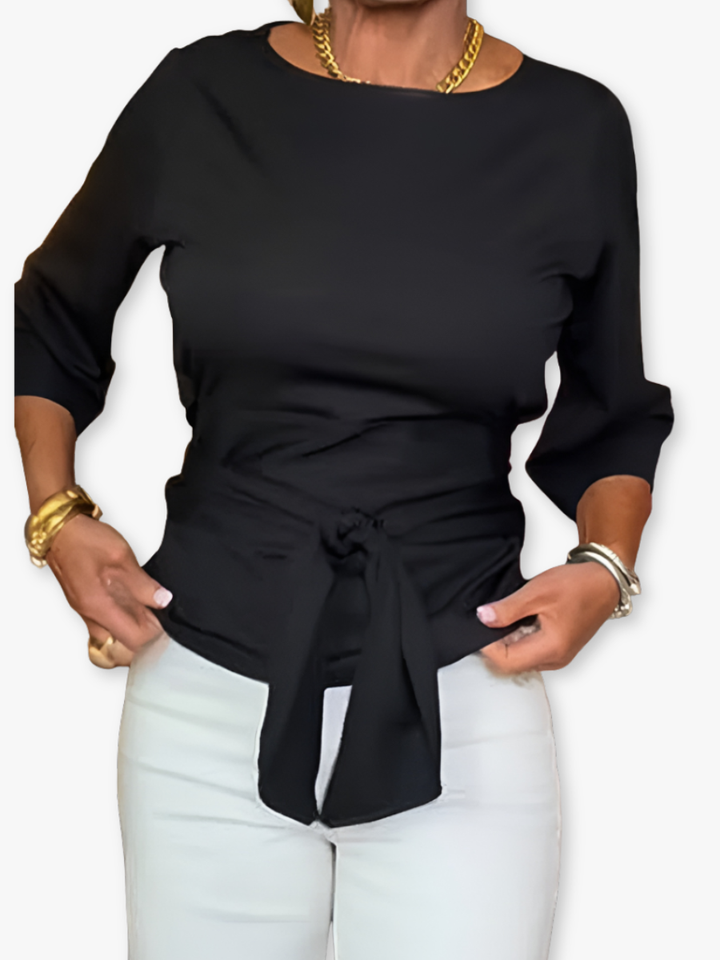 TOP À NOEUD À LA TAILLE POUR FEMMES