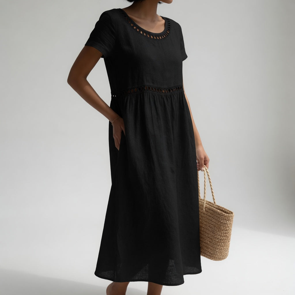 ROBE EMPIRE BRODÉE POUR FEMMES