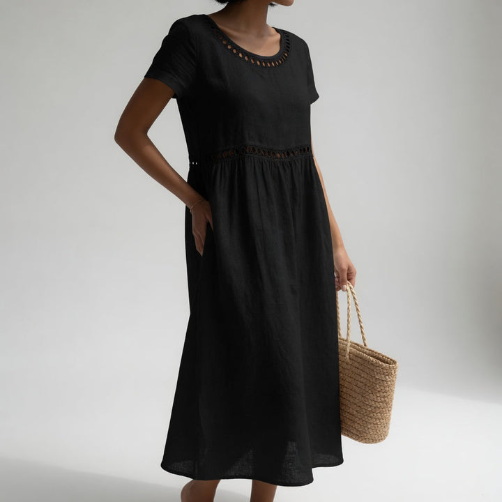 ROBE EMPIRE BRODÉE POUR FEMMES