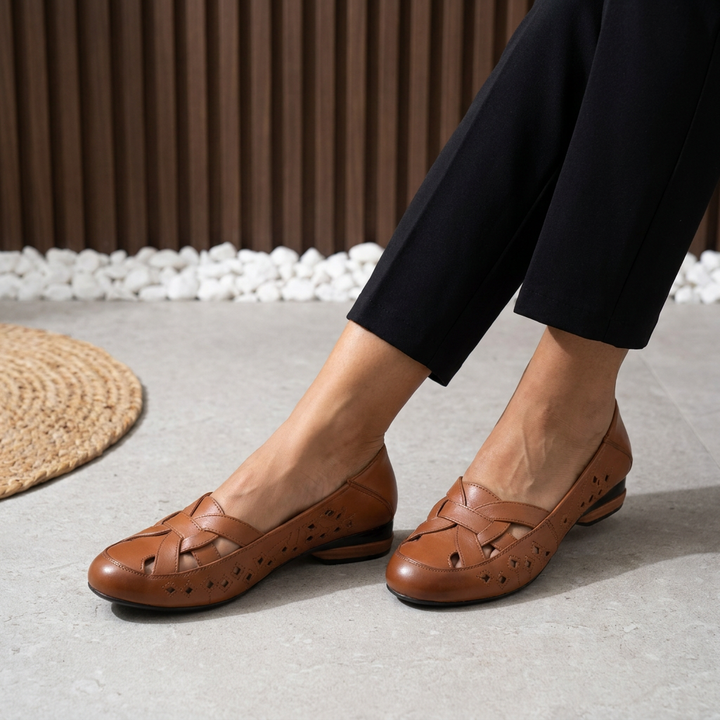Cathy™ | Ballerines souples à talon bas