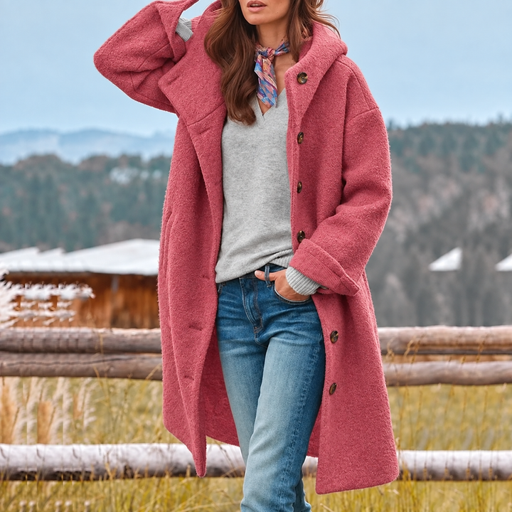 MANTEAU À CAPUCHE POUR FEMMES