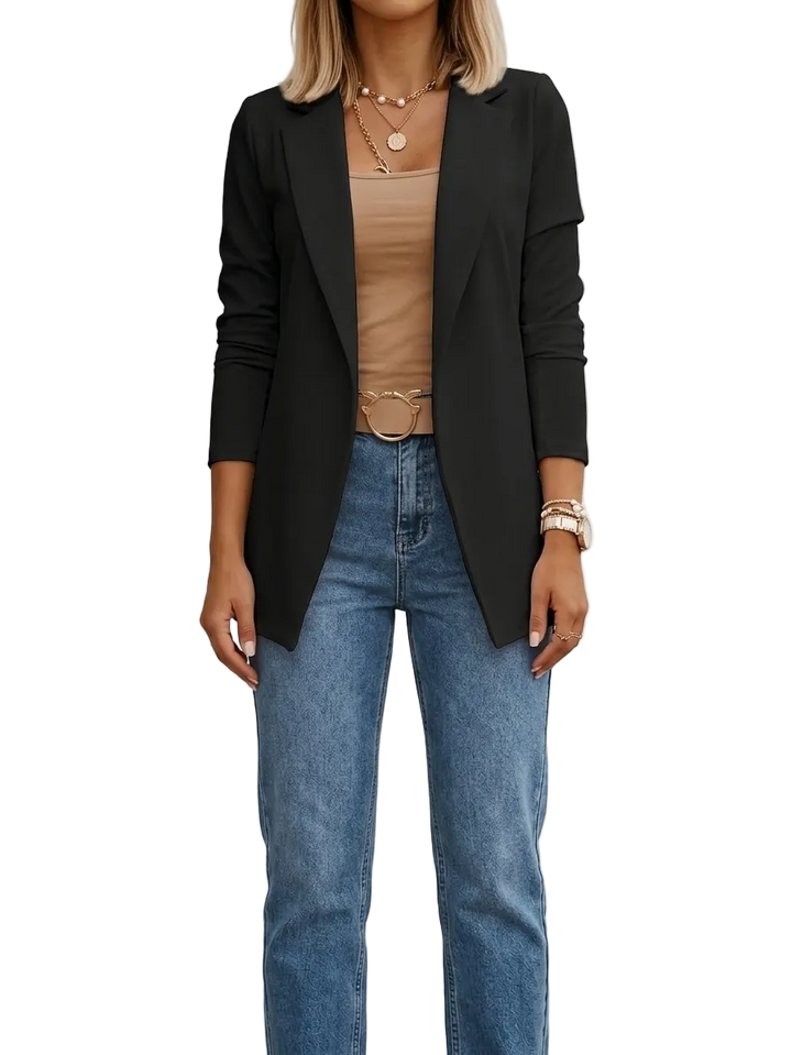 BLAZER DRAPÉ ÉLÉGANT POUR FEMMES