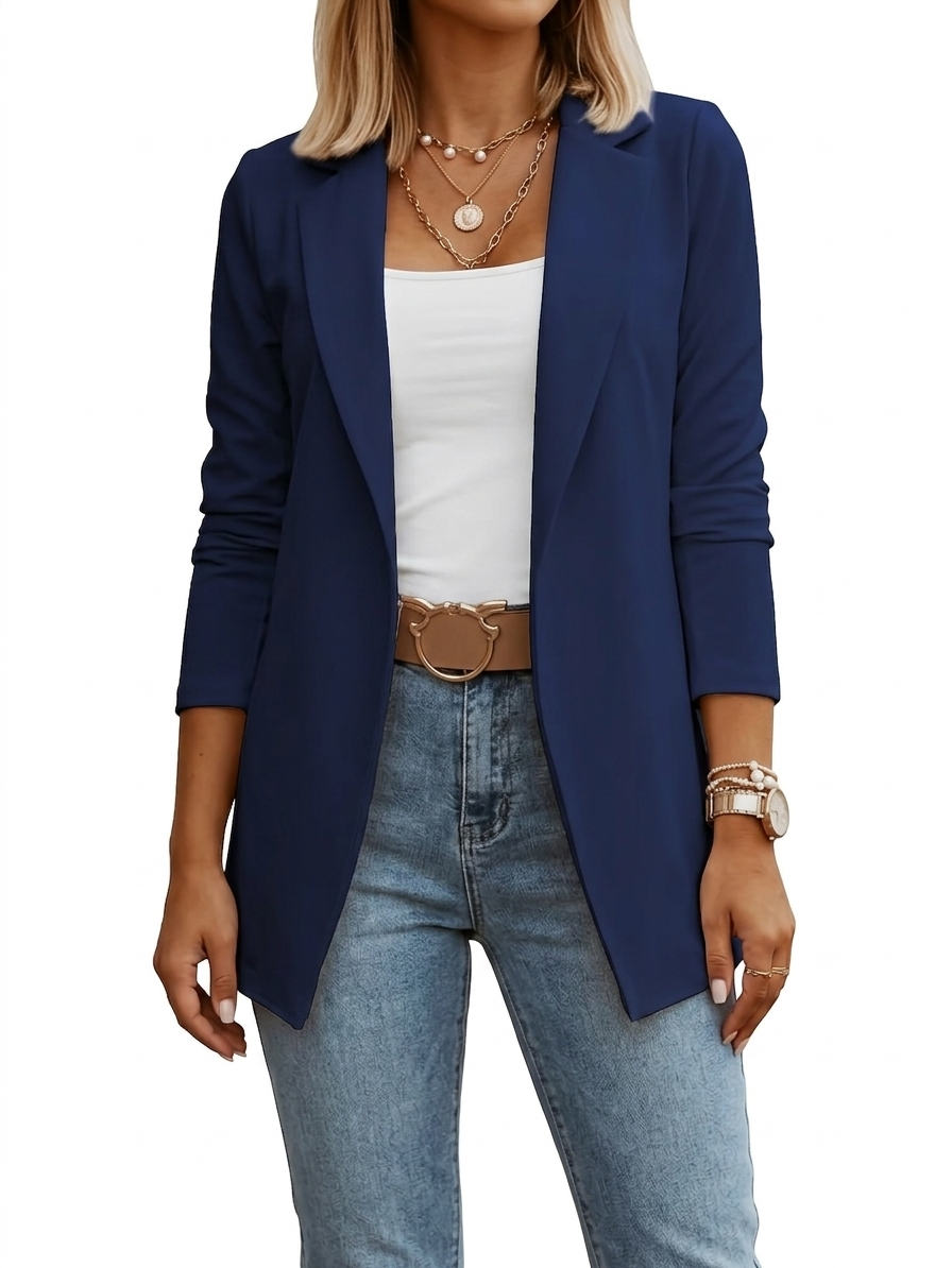 BLAZER DRAPÉ ÉLÉGANT POUR FEMMES