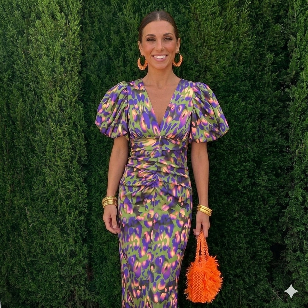 ROBE À MANCHES PLISSÉES POUR FEMMES