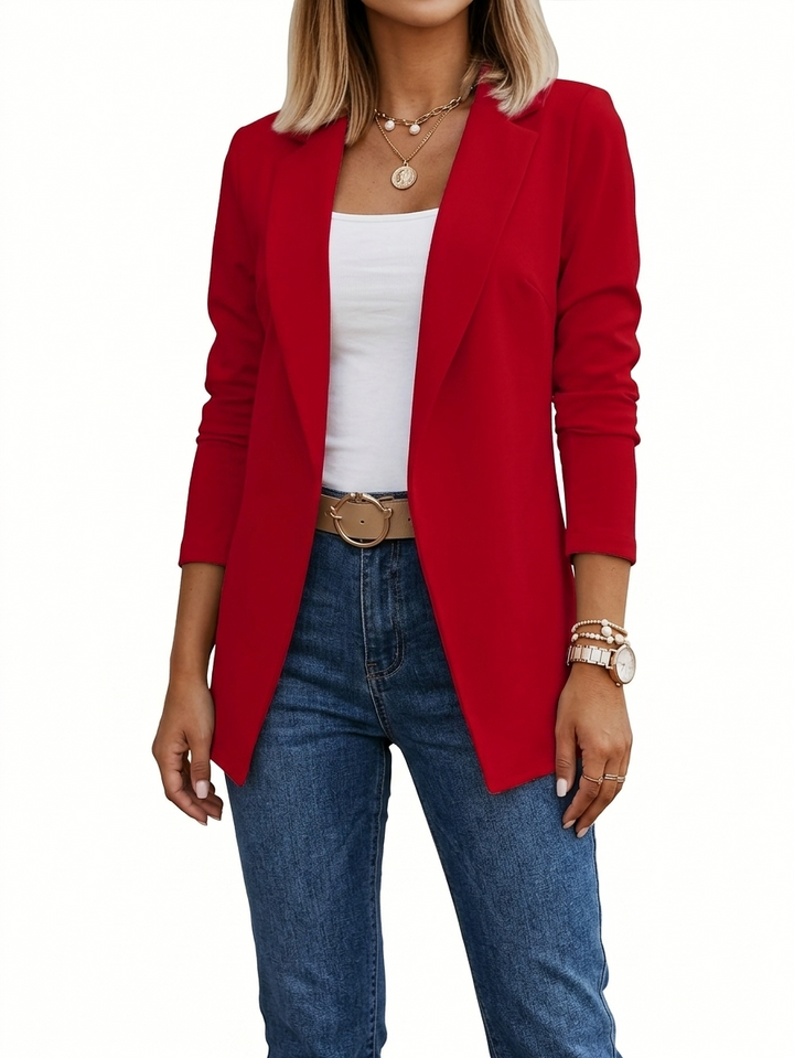 BLAZER DRAPÉ ÉLÉGANT POUR FEMMES