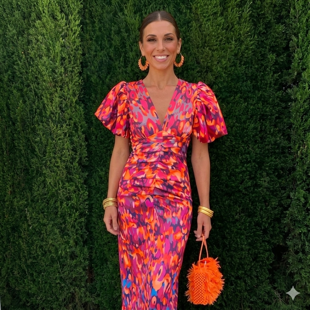 ROBE À MANCHES PLISSÉES POUR FEMMES