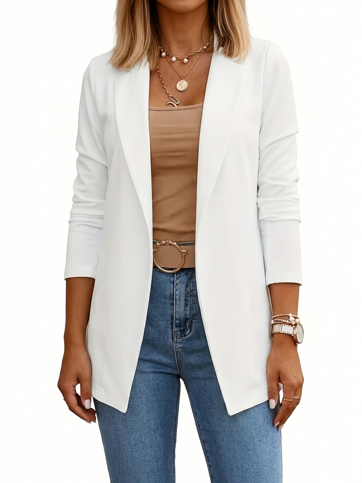 BLAZER DRAPÉ ÉLÉGANT POUR FEMMES