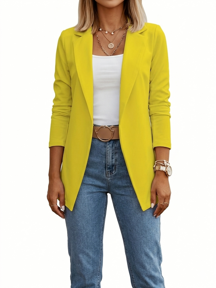 BLAZER DRAPÉ ÉLÉGANT POUR FEMMES