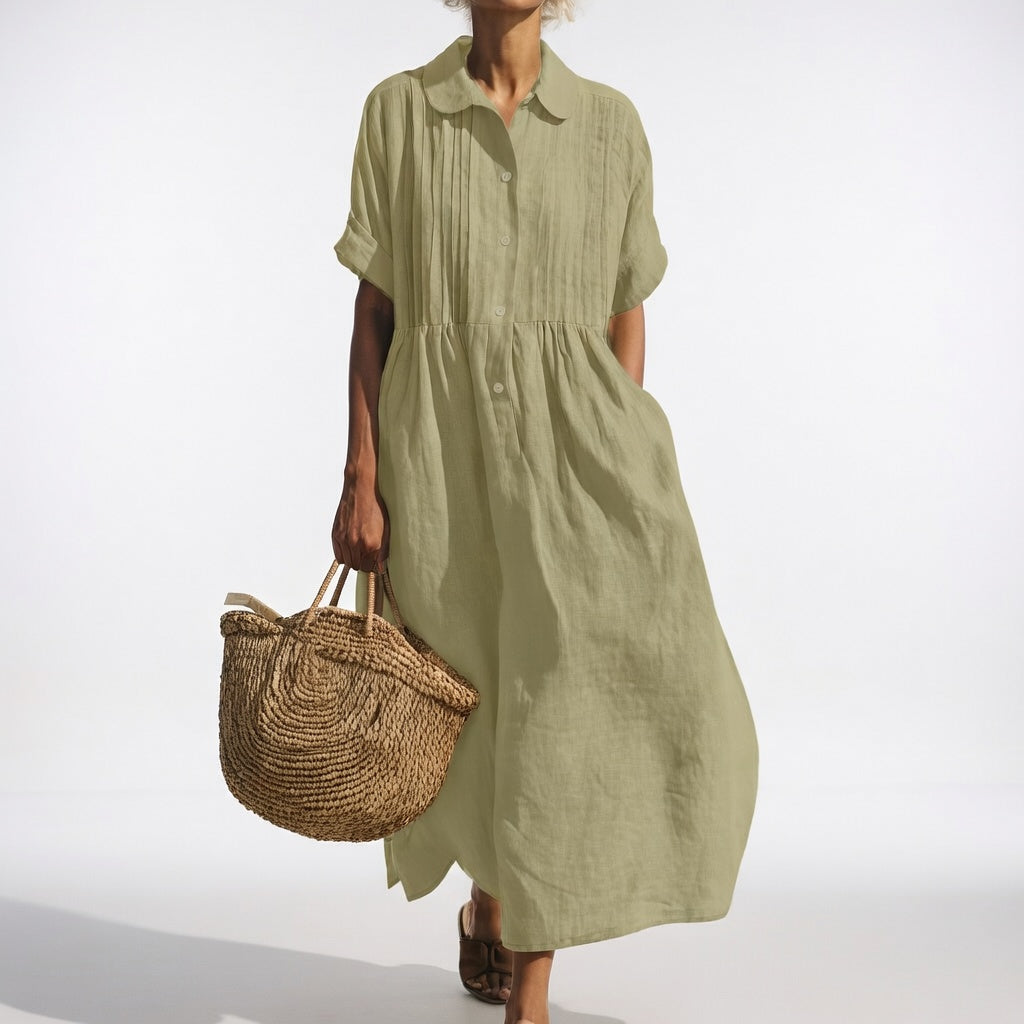 ROBE CHEMISE FLUIDE POUR FEMMES