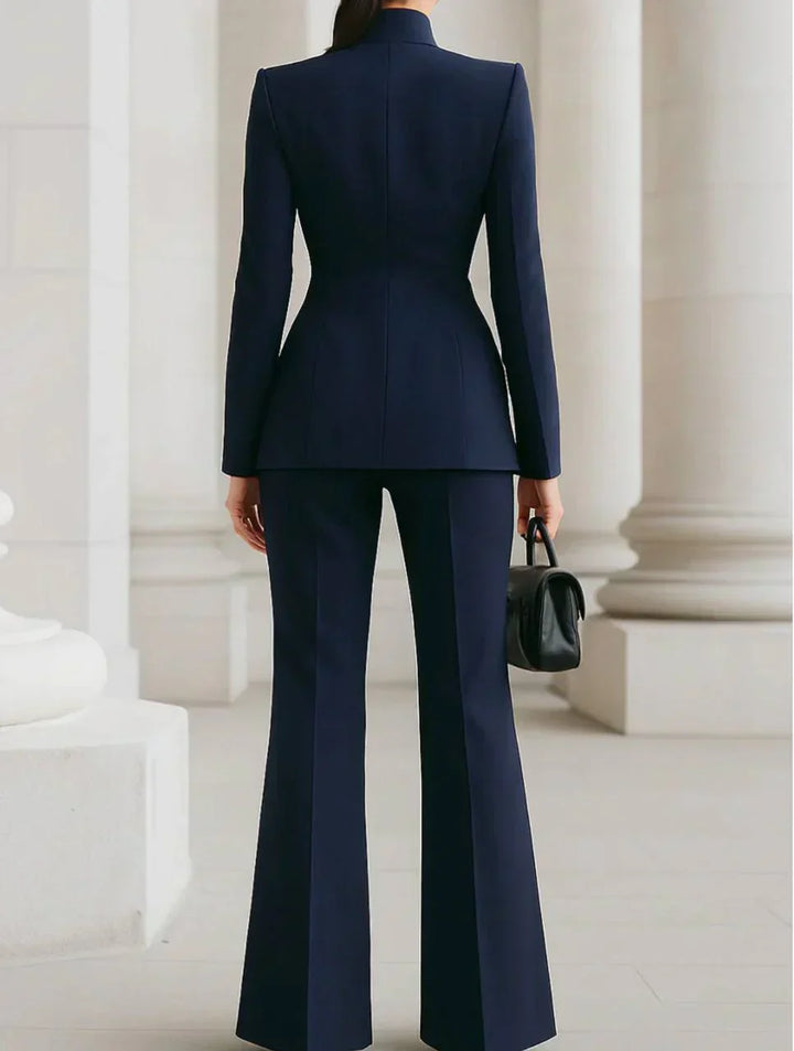 ENSEMBLE DE COSTUME FORMEL CHIC EN DEUX PIÈCES POUR FEMMES