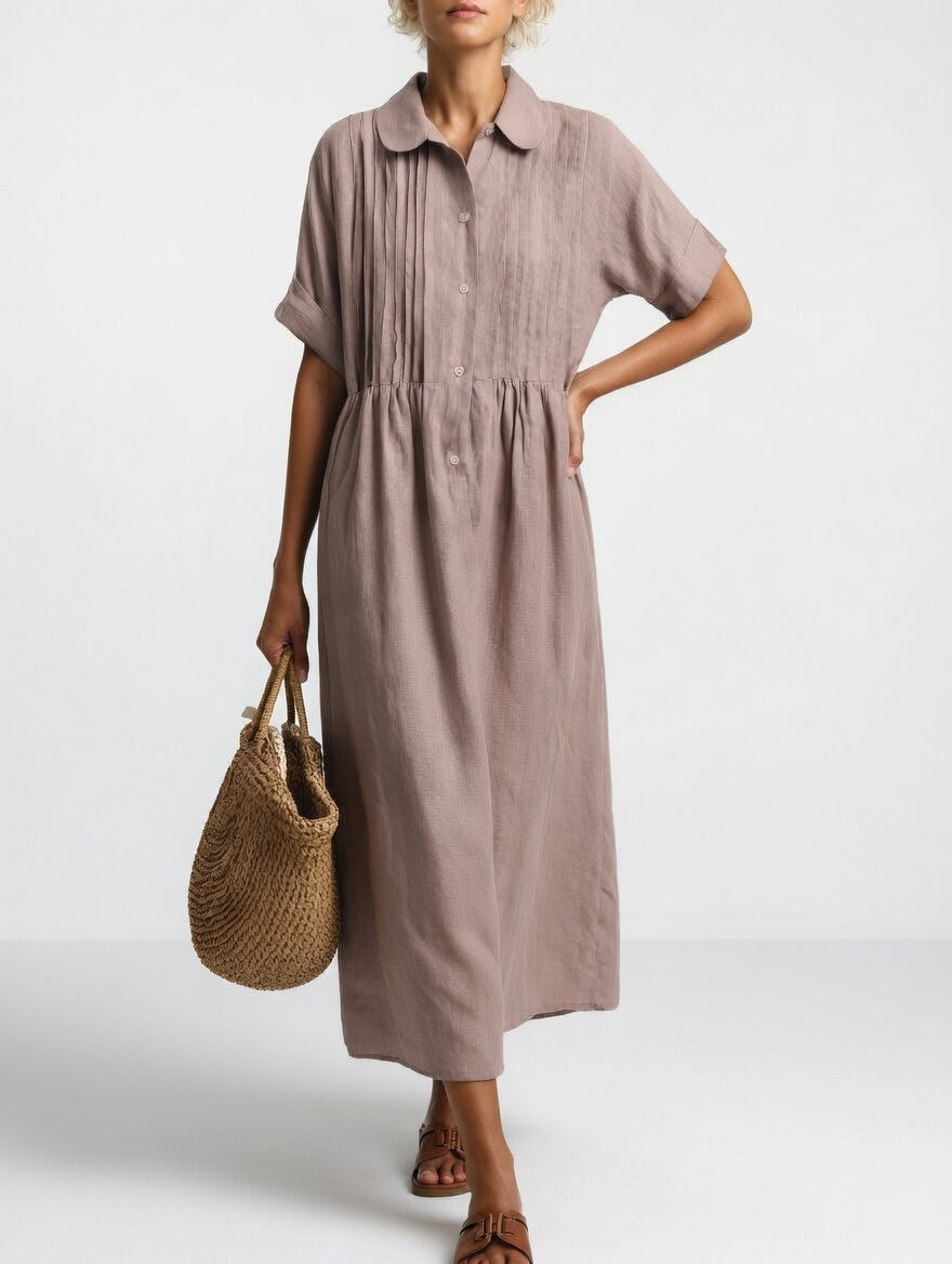 ROBE CHEMISE FLUIDE POUR FEMMES