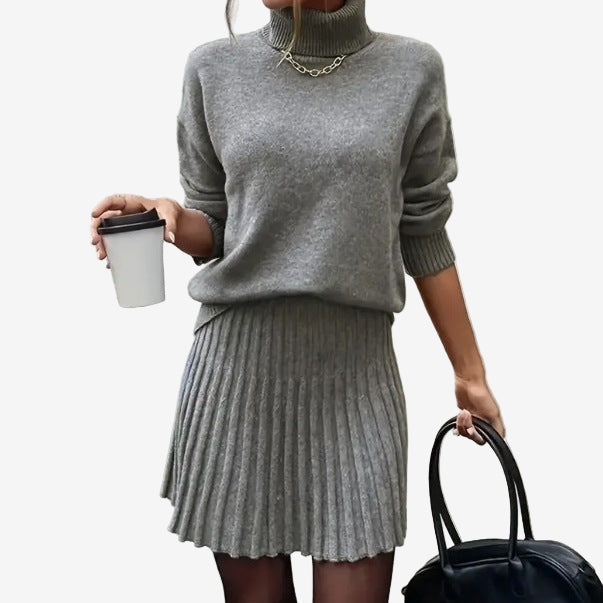 ENSEMBLE PULL ET JUPE POUR FEMMES