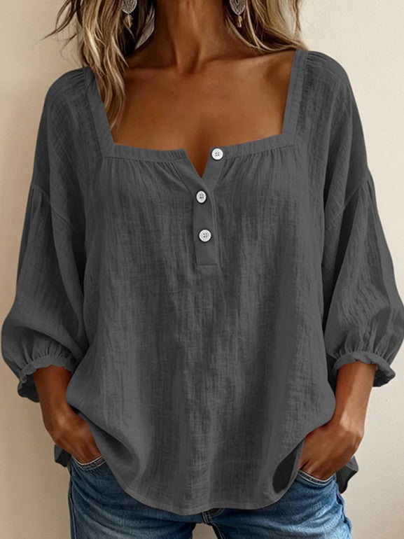 BLOUSE EN LIN POUR FEMME