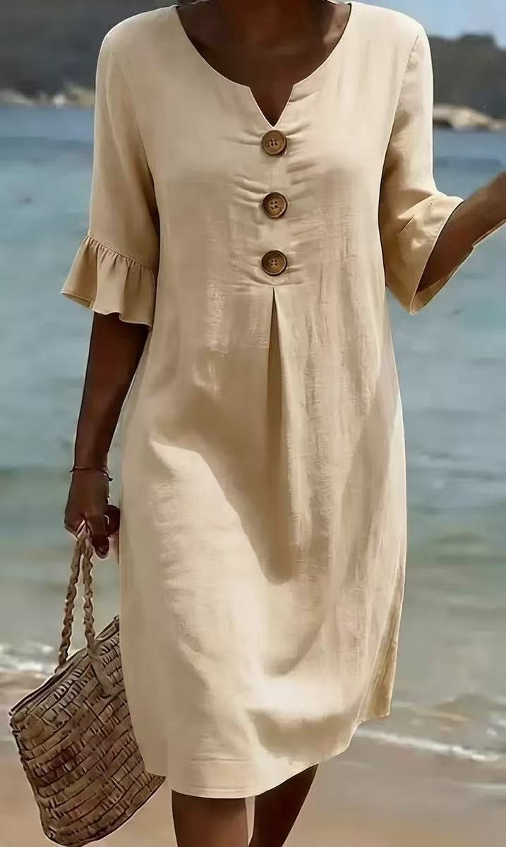 ÉLÉGANTE ROBE COUPE AMPLE POUR FEMMES