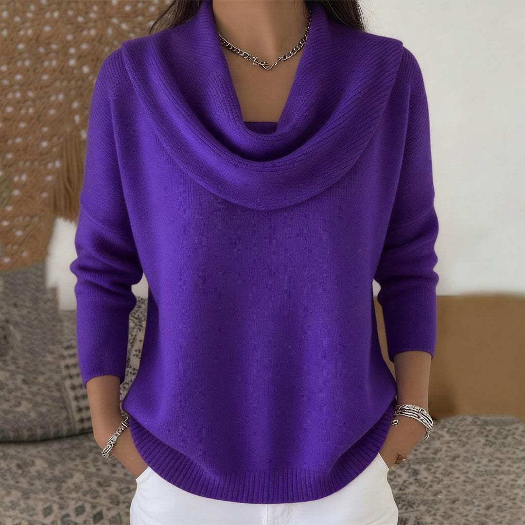 PULL À COL GRACIEUX POUR FEMMES