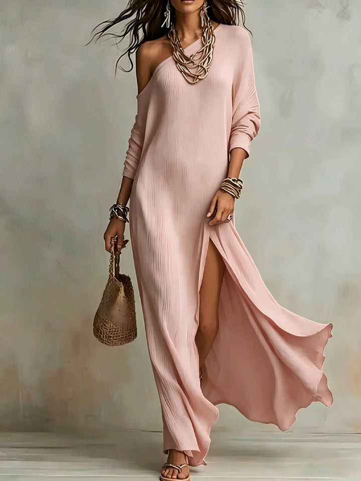 ROBE UNE ÉPAULE POUR FEMME