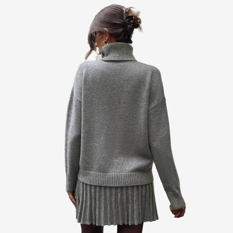 ENSEMBLE PULL ET JUPE POUR FEMMES