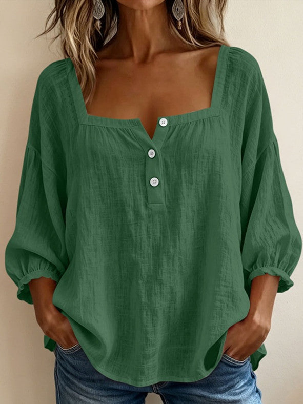 BLOUSE EN LIN POUR FEMME
