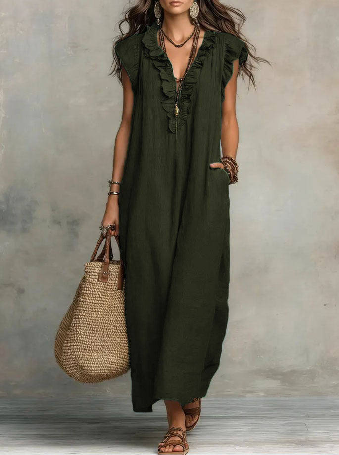 ROBE BOHÉMIENNE CHIC ET FLUIDE POUR FEMMES