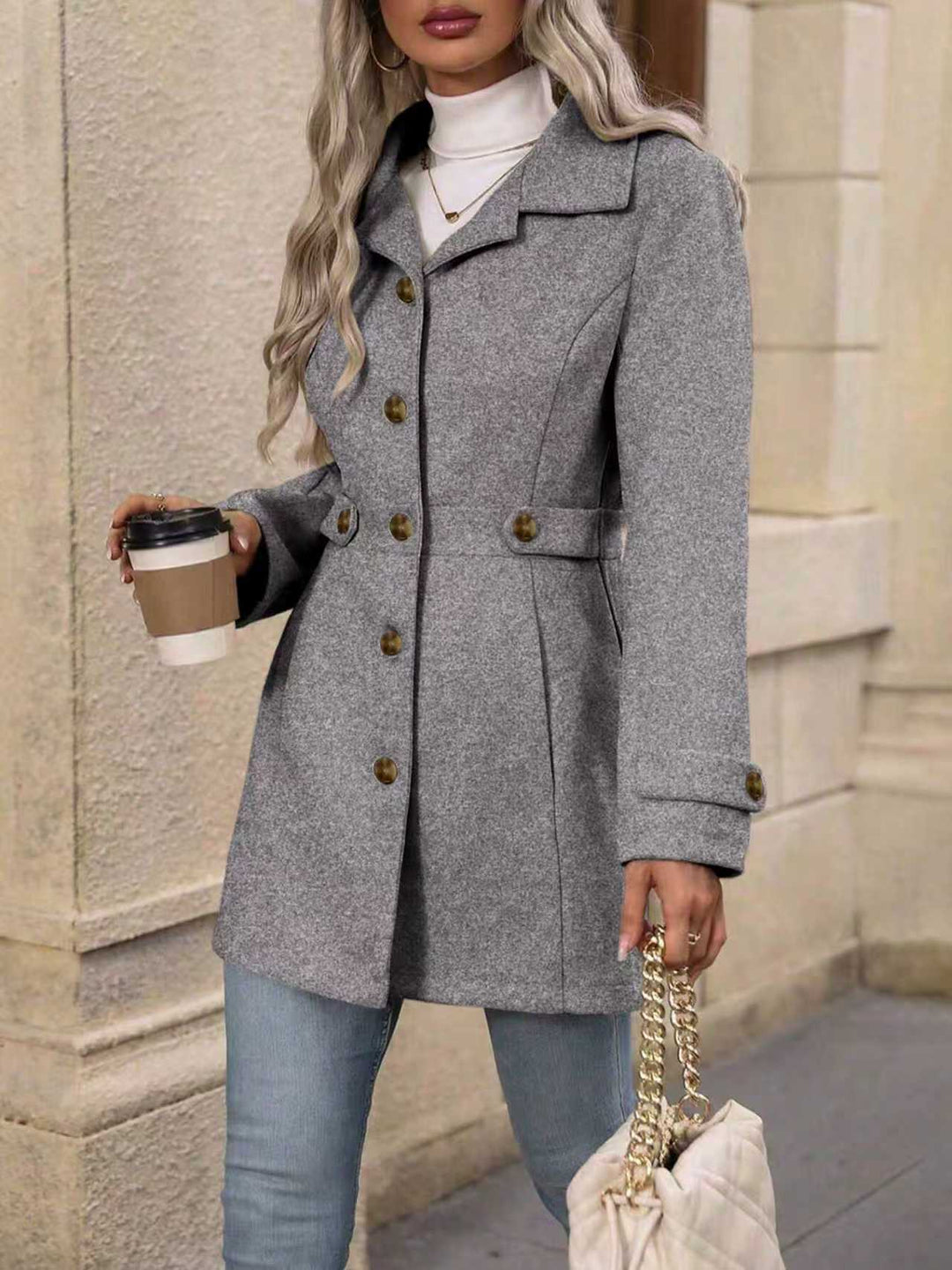 TRANCHÉE MANTEAU CLASSIQUE ÉLÉGANT ENFANTS POUR FEMMES
