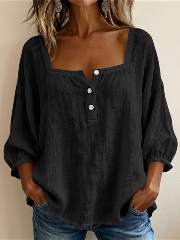 BLOUSE EN LIN POUR FEMME