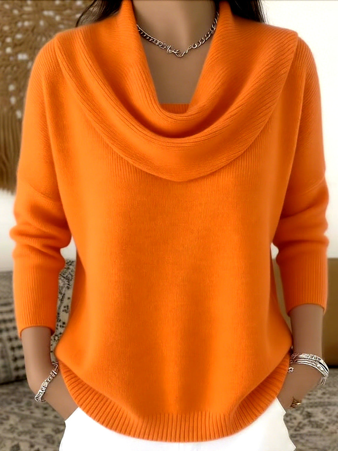 PULL À COL GRACIEUX POUR FEMMES
