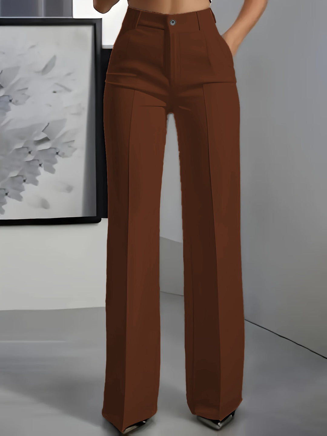 CHIC PANTALONS HAUTS POUR FEMMES