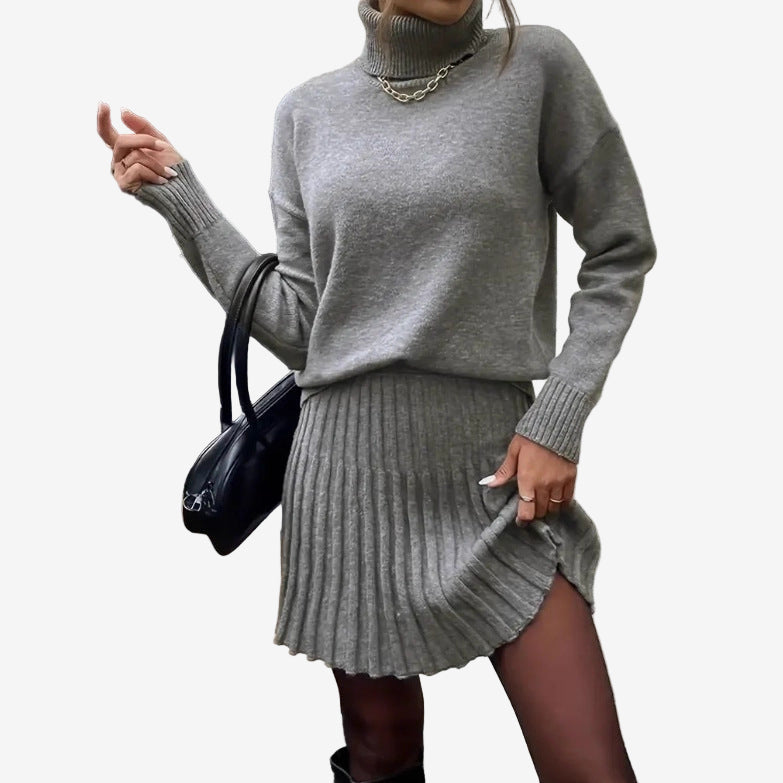ENSEMBLE PULL ET JUPE POUR FEMMES