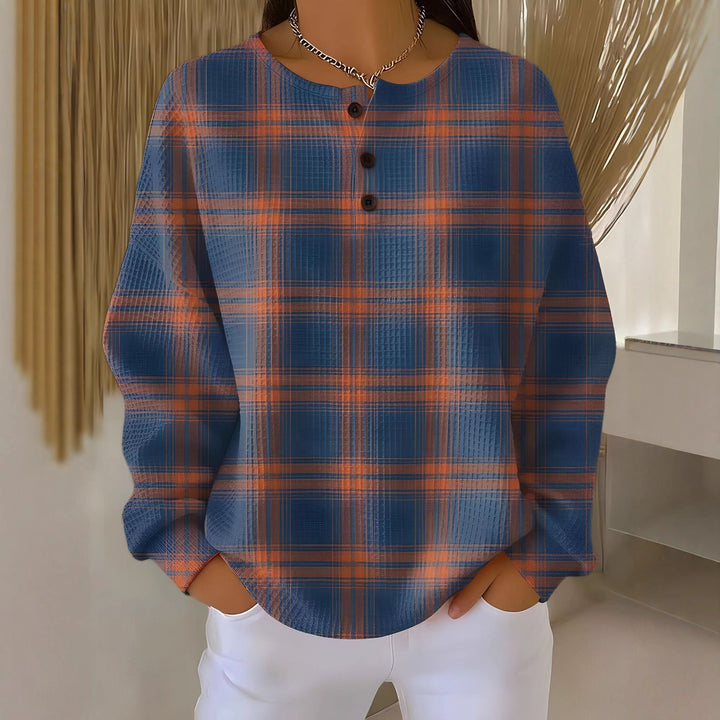 PULL EN TRICOT GAUFRE POUR FEMMES