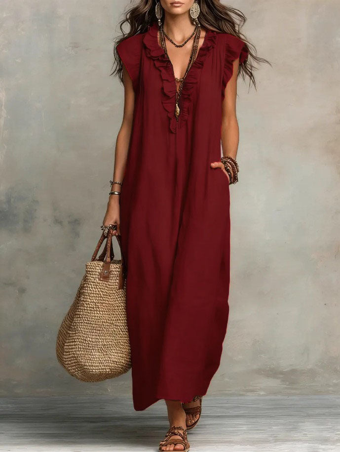 ROBE BOHÉMIENNE CHIC ET FLUIDE POUR FEMMES