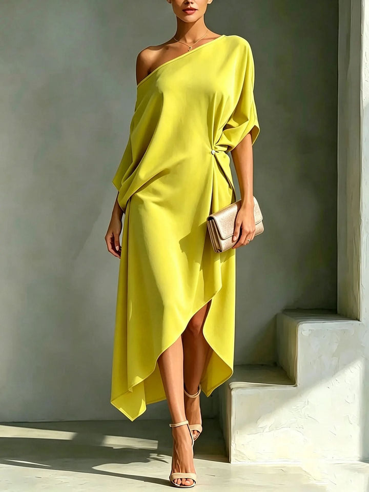 ROBE CHIC ASYMÉTRIQUE POUR FEMMES