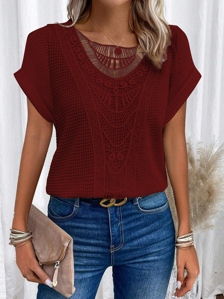 T-SHIRT EN DENTELLE POUR FEMMES