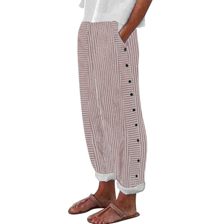 PANTALONS RAYÉS POUR FEMMES